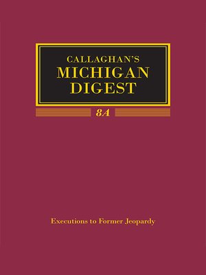 cover image of Michigan Digest